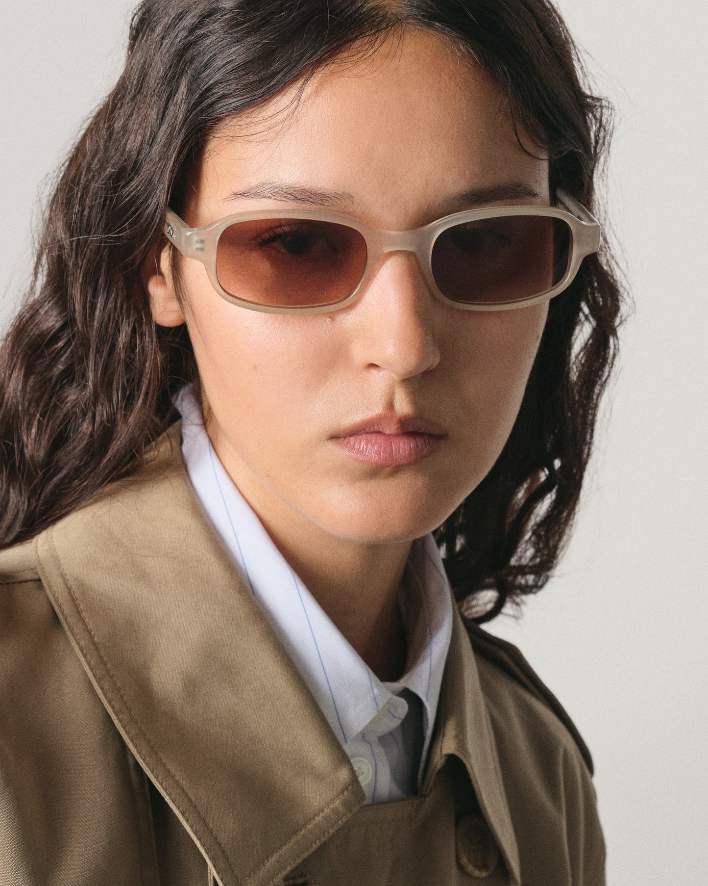 Margot Milky White Sunglasses