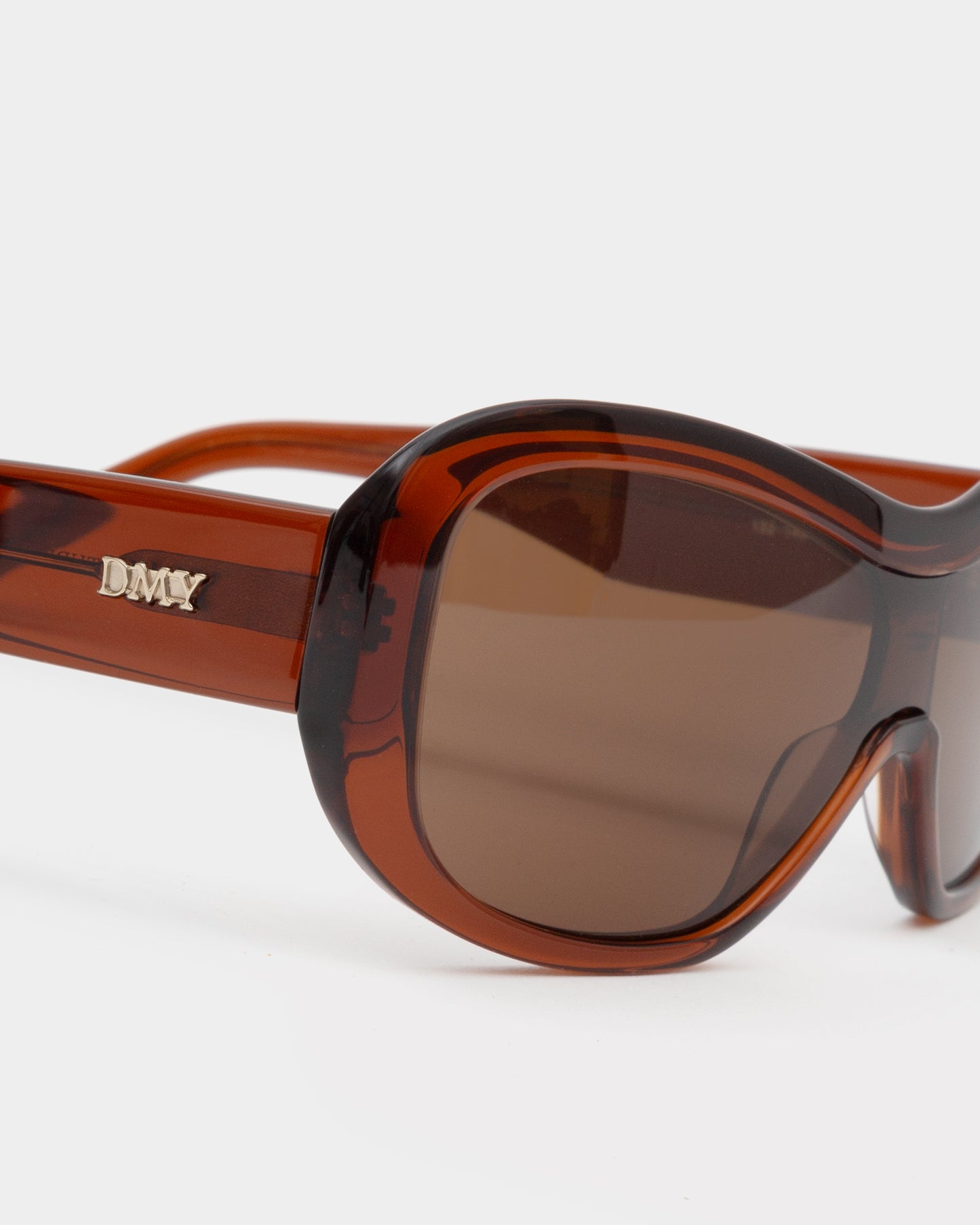 Nina Transparent Rust Sunglasses