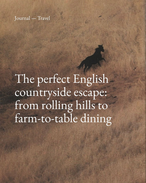 The Perfect English Countryside Escape