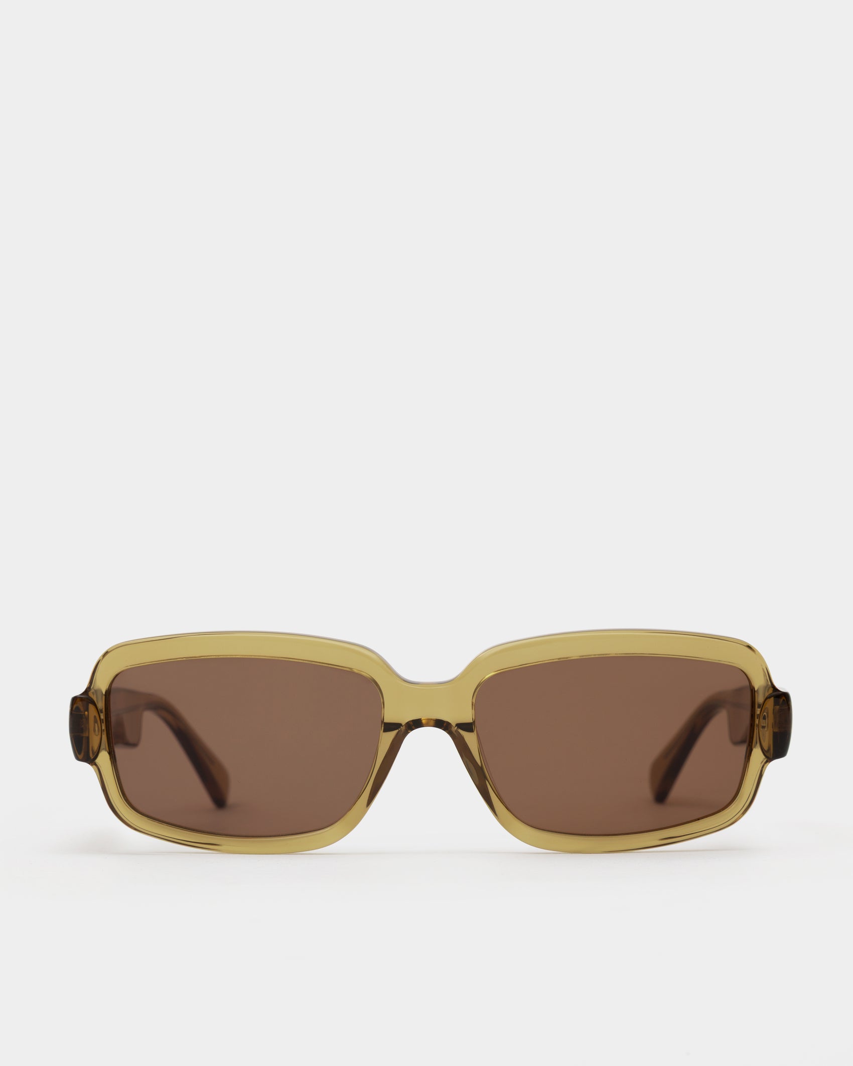 Sylvia Transparent Gold Sunglasses