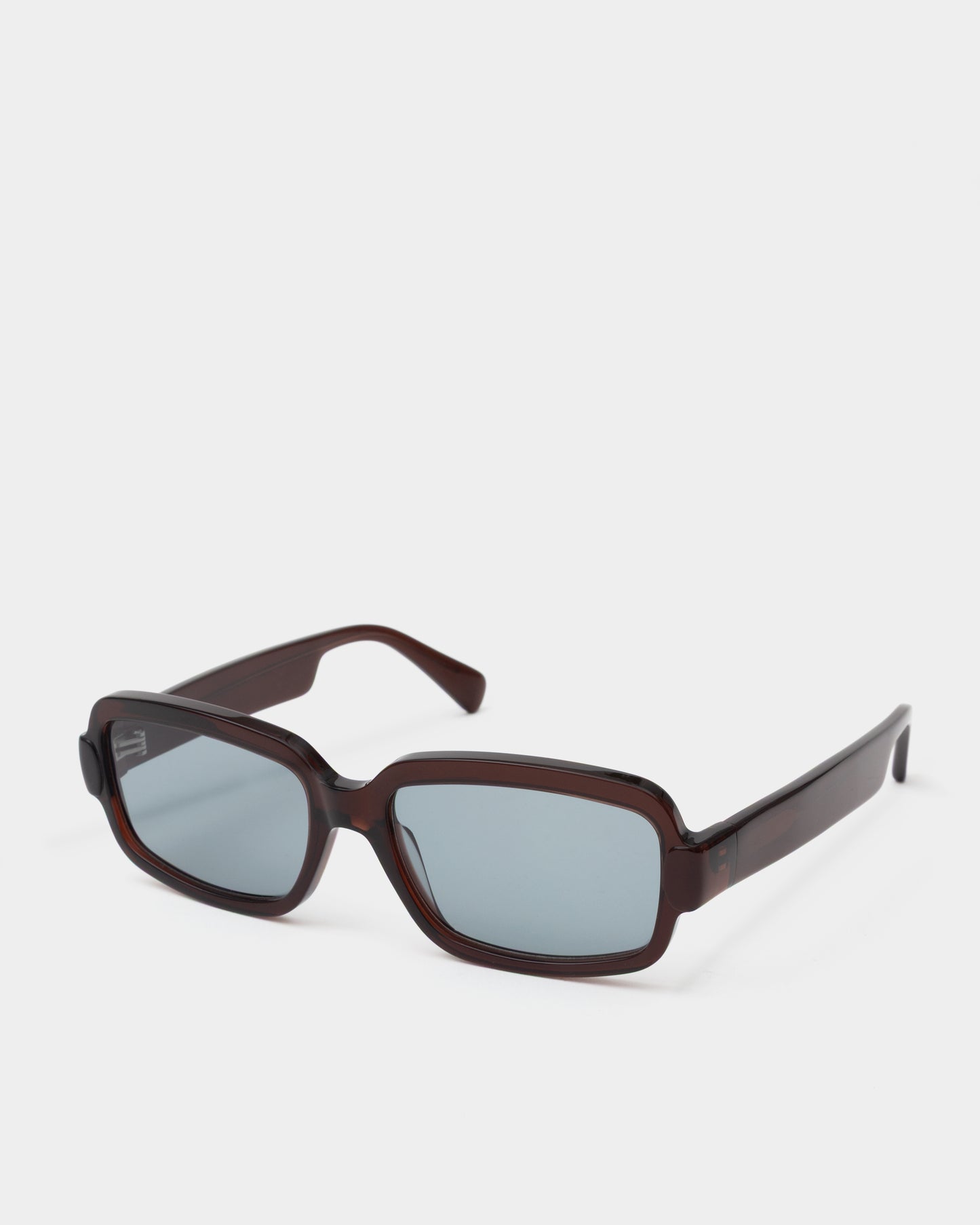 Sylvia Transparent Mahogany Sunglasses