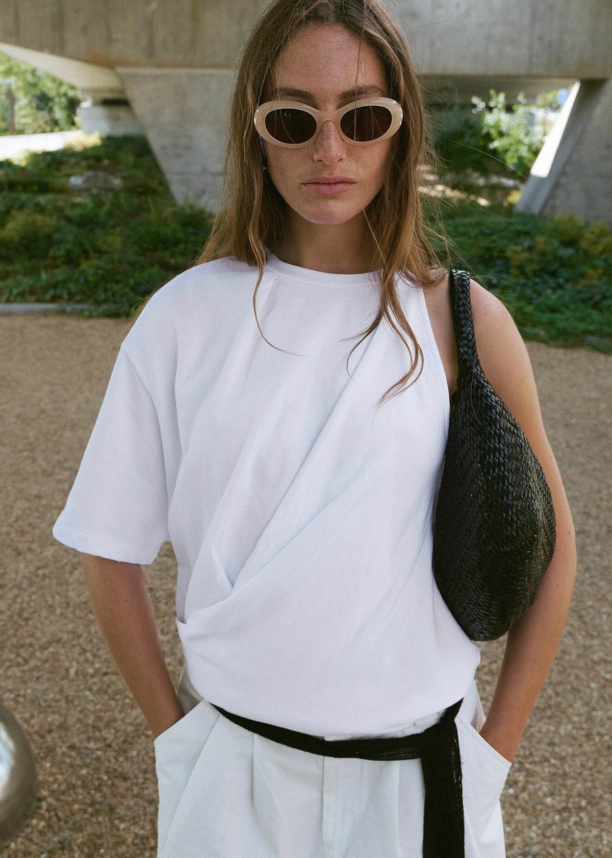 Camille Milky Beige Sunglasses