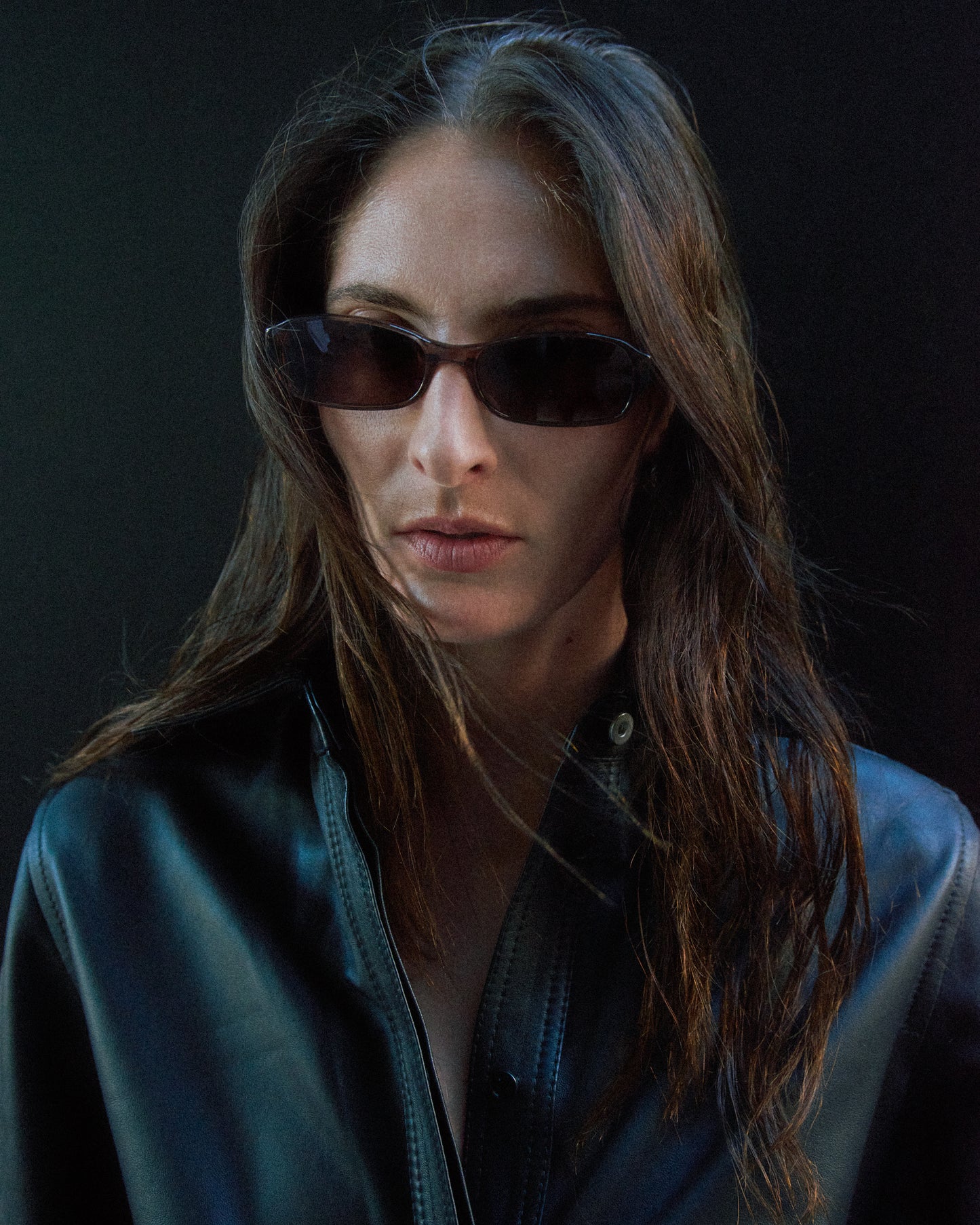 Juno Transparent Brown Sunglasses
