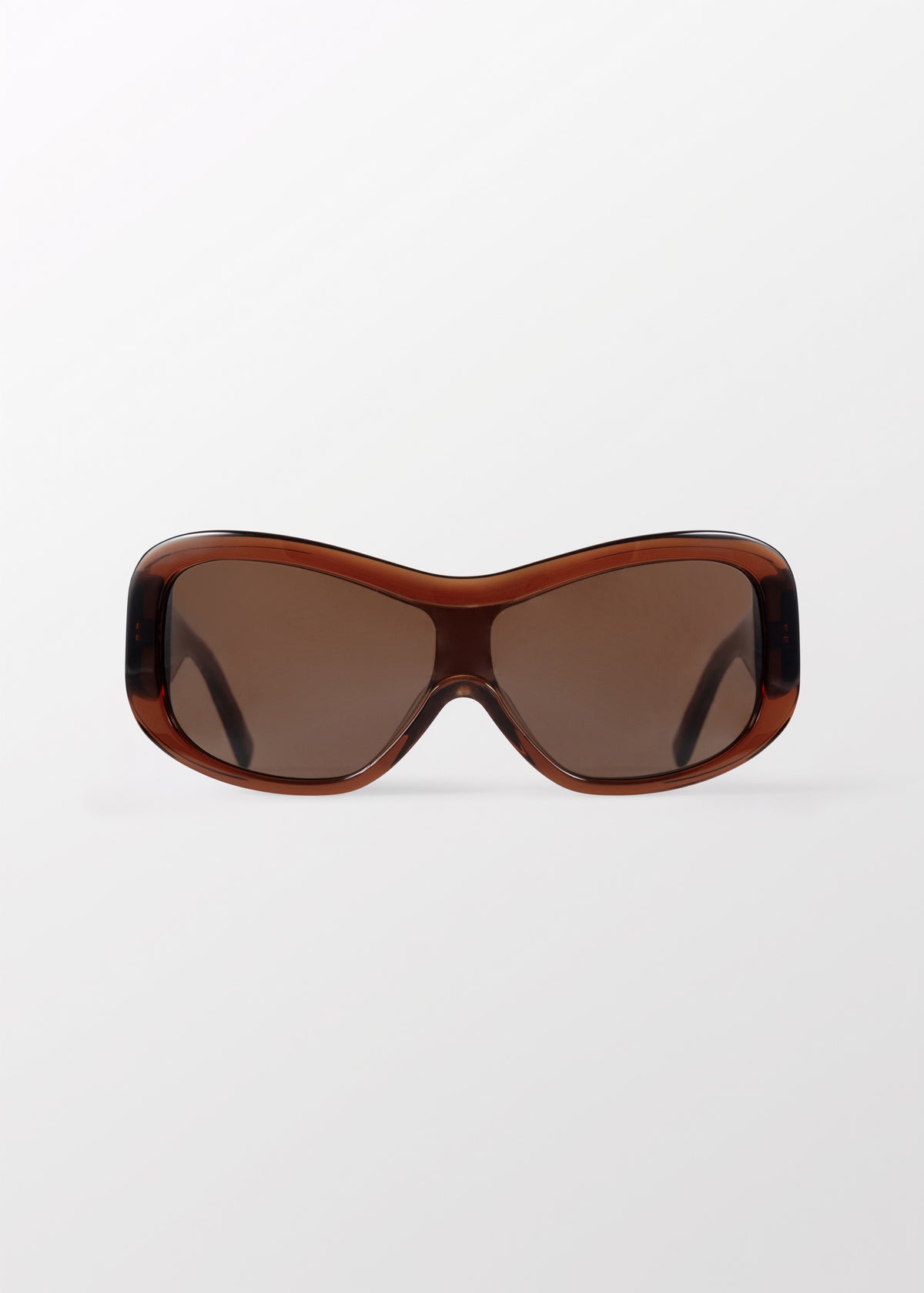 Nina Transparent Rust Sunglasses